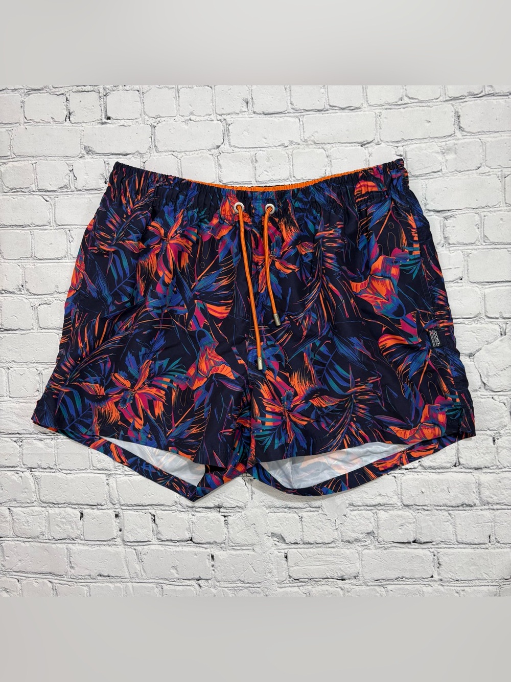 Vintage Jockey USA Originals Men’s Swim Trucks Floral Hawaiian Fits Large AOP